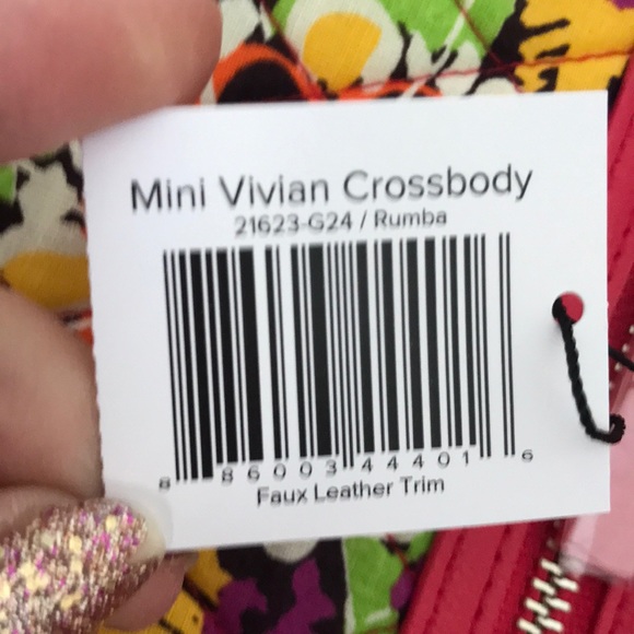 NEW Vera Bradley Mini Vivian Crossbody in Rumba - Picture 14 of 14